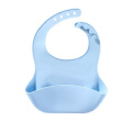 Cute silicone feeding bib for baby kids